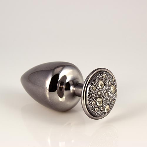 Plug M Onix Com Pedra Cravejada em Strass