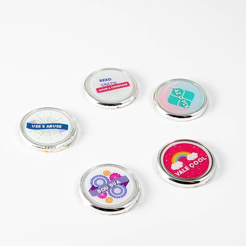 10 Pedras redondas Personalittè 25mm Sortidas