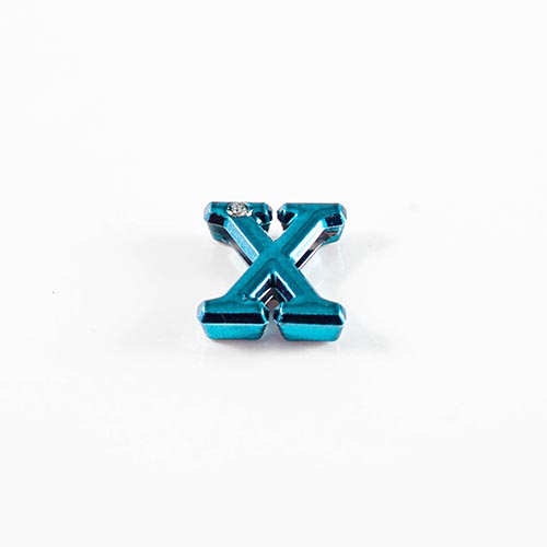 10 Letras X Azuis