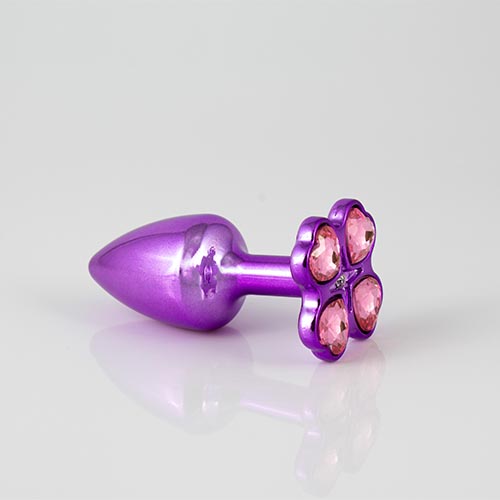 Conector P de trébol morado